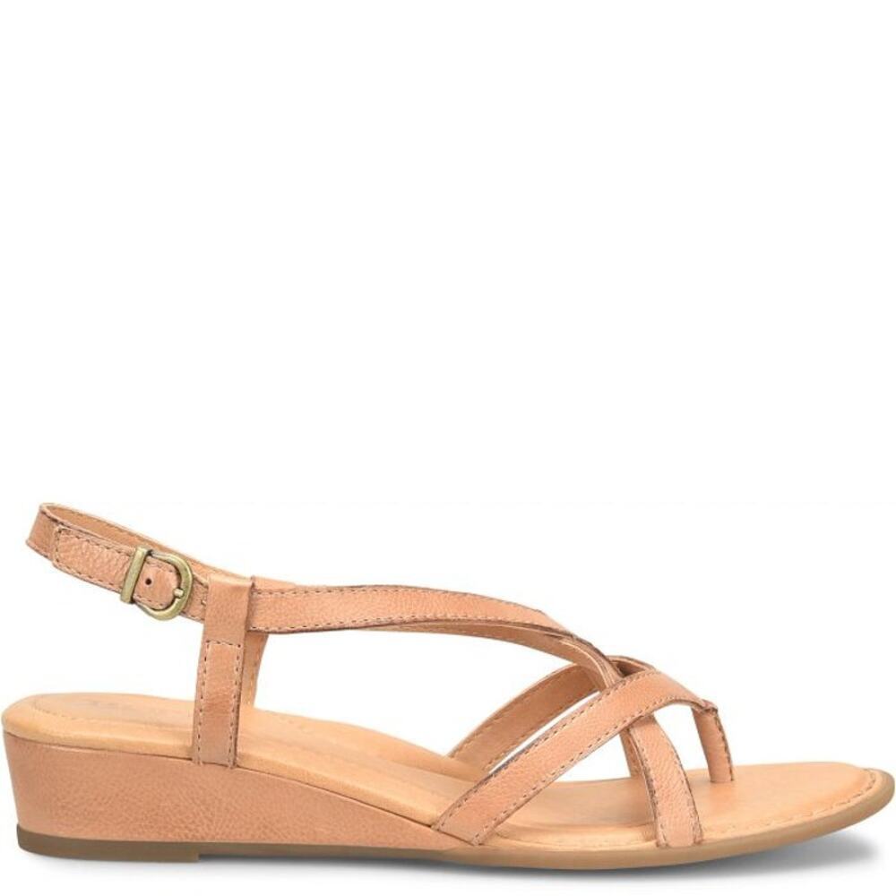 Born Nude Tan Strappy Sandals nib - Picture 2 of 15